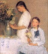 Mora, Francis Luis Flowers of the Field oil painting on canvas